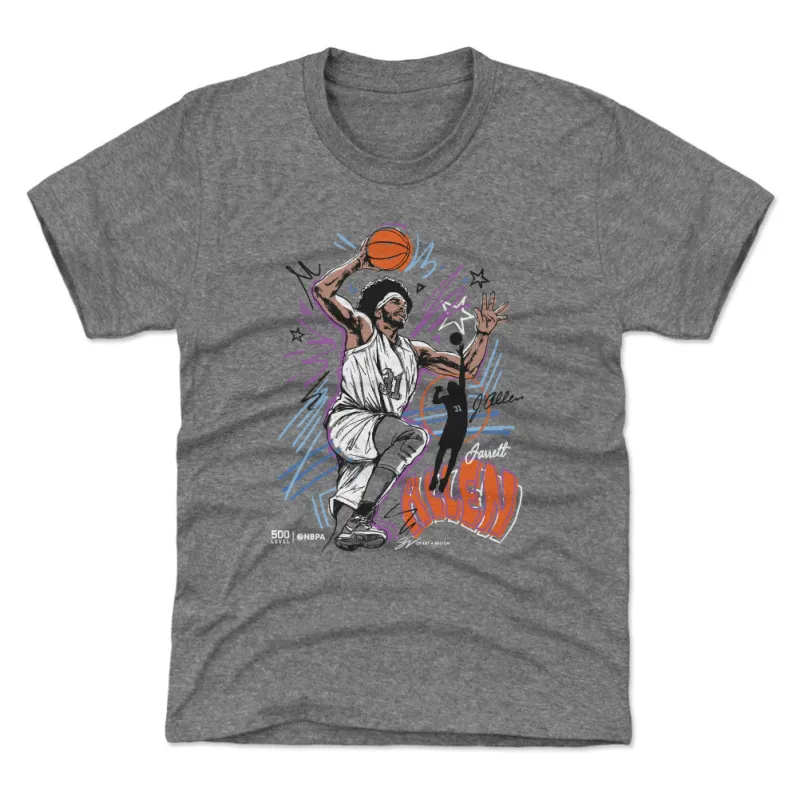 Jarrett Allen Cleveland Scribble WHT sold by 500 Level