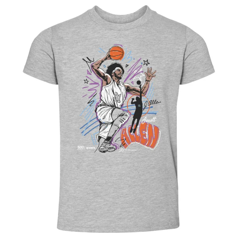 Jarrett Allen Cleveland Scribble WHT sold by 500 Level