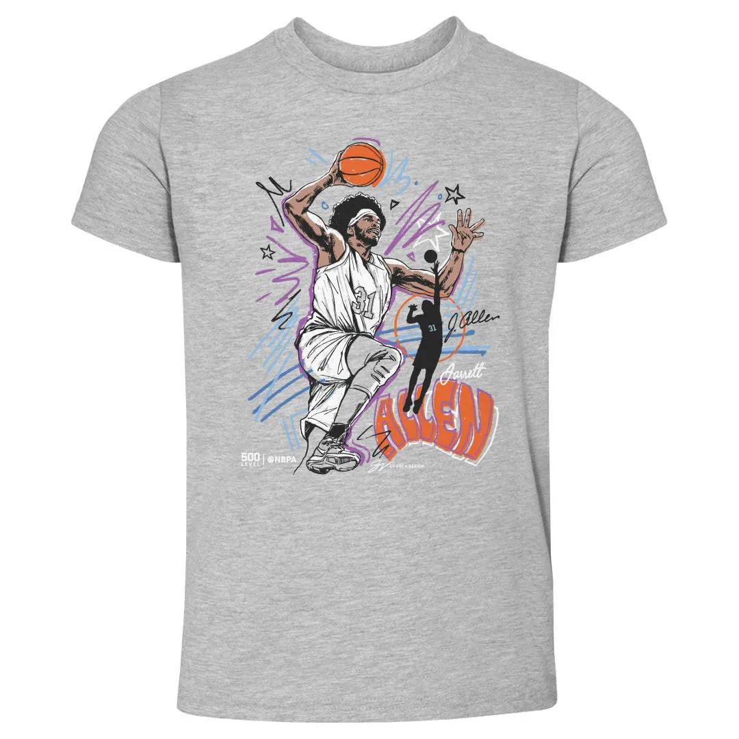 Jarrett Allen Cleveland Scribble WHT sold by 500 Level