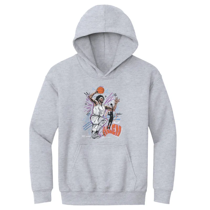 Jarrett Allen Cleveland Scribble WHT sold by 500 Level