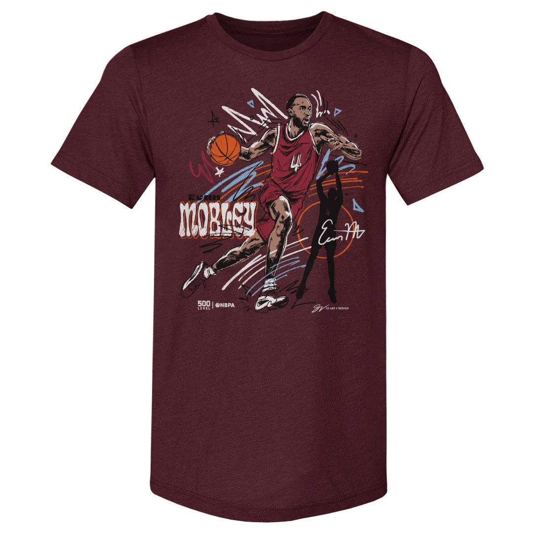 Evan Mobley Cleveland Scribble WHT sold by 500 Level