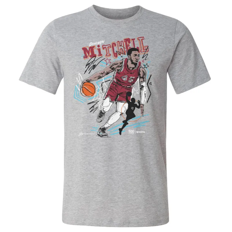 Donovan Mitchell Cleveland Scribble WHT sold by 500 Level