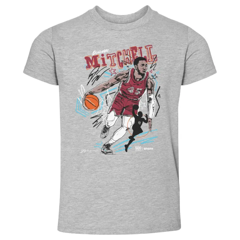 Donovan Mitchell Cleveland Scribble WHT sold by 500 Level