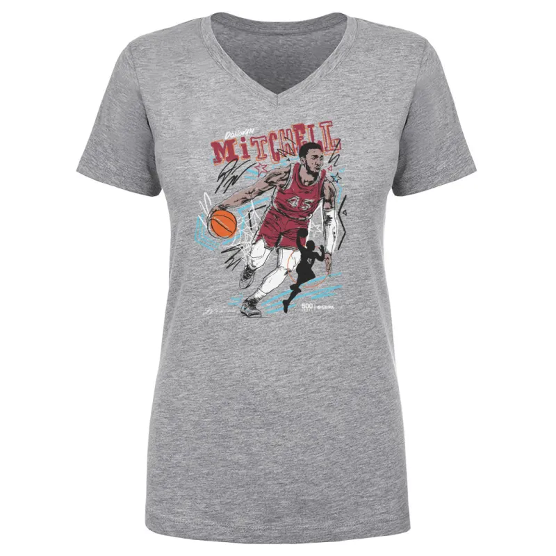 Donovan Mitchell Cleveland Scribble WHT sold by 500 Level