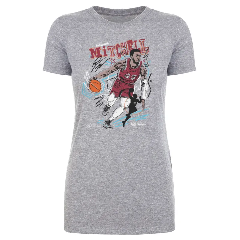 Donovan Mitchell Cleveland Scribble WHT sold by 500 Level