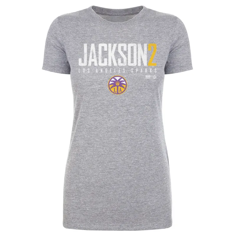Rickea Jackson Los Angeles Sparks Elite WHT sold by 500 Level