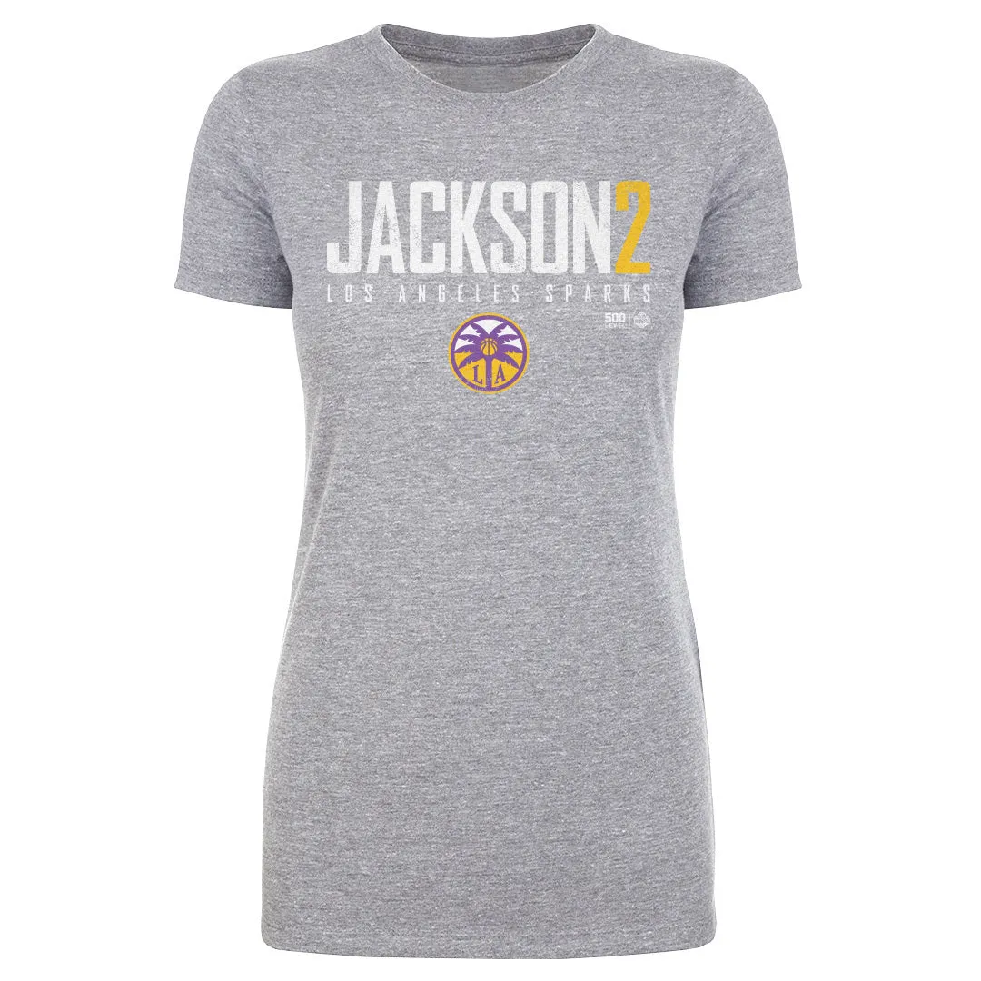 Rickea Jackson Los Angeles Sparks Elite WHT sold by 500 Level