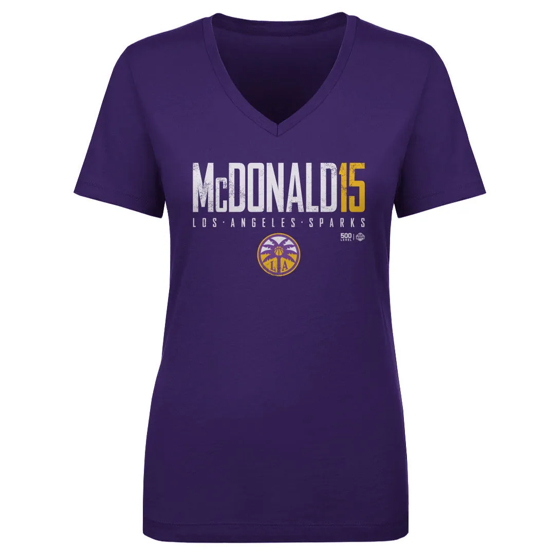 Aari McDonald Los Angeles Sparks Elite WHT sold by 500 Level product image thumbnail 3