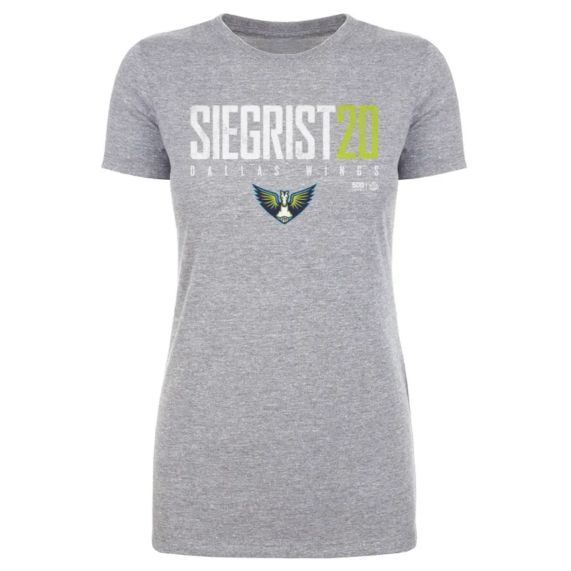Maddy Siegrist Dallas Wings Elite WHT sold by 500 Level