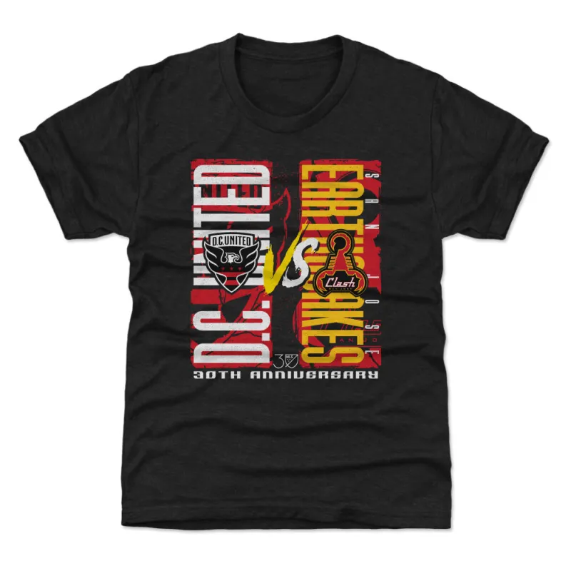 MLS 30th Anniversary D.C. United Vs. San Jose Earthquakes WHT sold by 500 Level