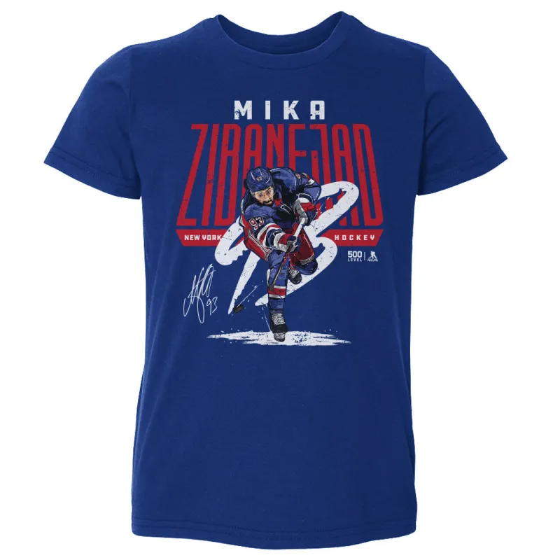 Mika Zibanejad New York R Wrister WHT sold by 500 Level