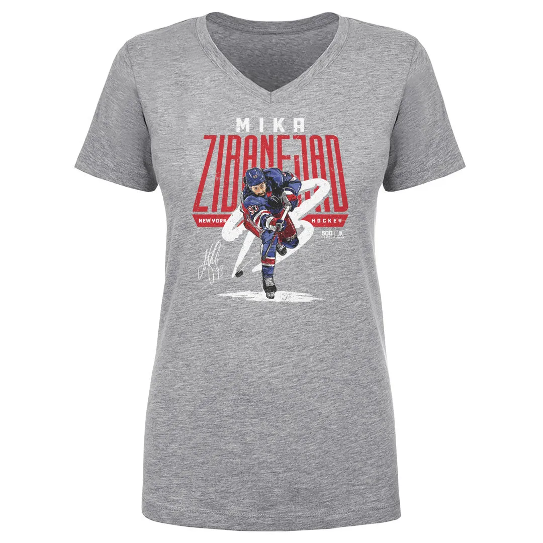 Mika Zibanejad New York R Wrister WHT sold by 500 Level product image thumbnail 2