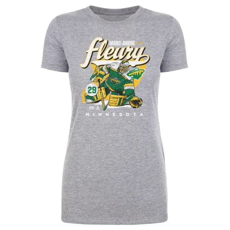 Marc-Andre Fleury Minnesota Wild Retro WHT sold by 500 Level