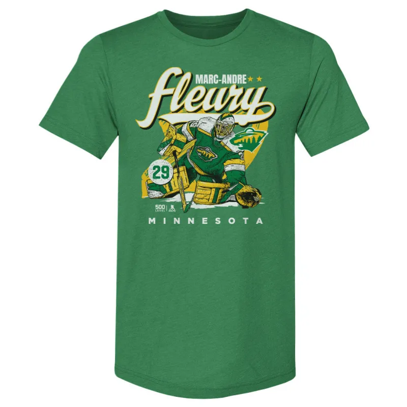 Marc-Andre Fleury Minnesota Wild Retro WHT sold by 500 Level