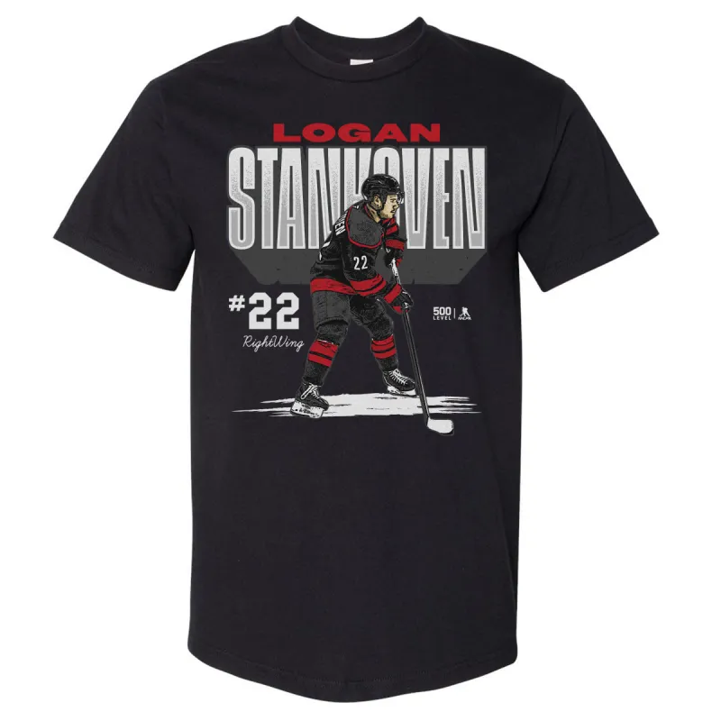 Logan Stankoven Carolina Poster WHT sold by 500 Level