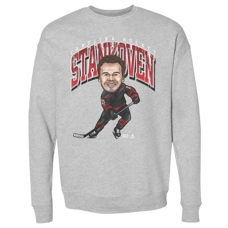 Logan Stankoven Carolina Cartoon WHT sold by 500 Level