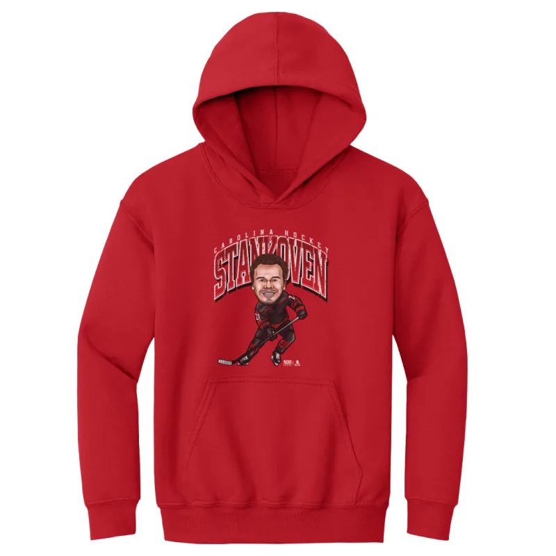 Logan Stankoven Carolina Cartoon WHT sold by 500 Level