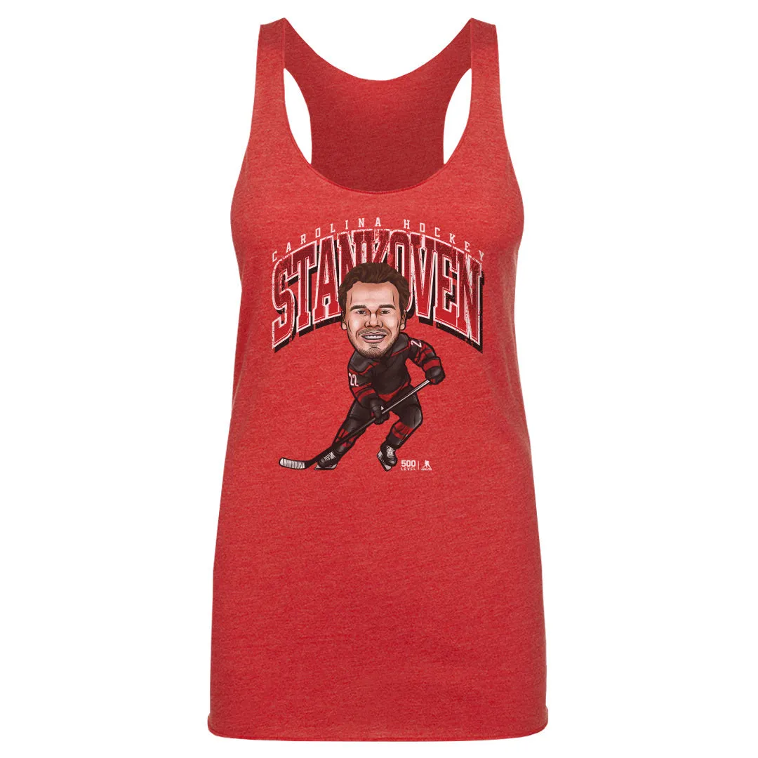 Logan Stankoven Carolina Cartoon WHT sold by 500 Level product image thumbnail 2