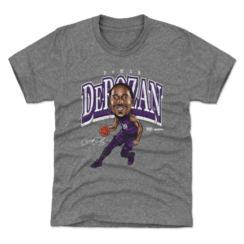 Demar DeRozan Sacramento Cartoon WHT sold by 500 Level