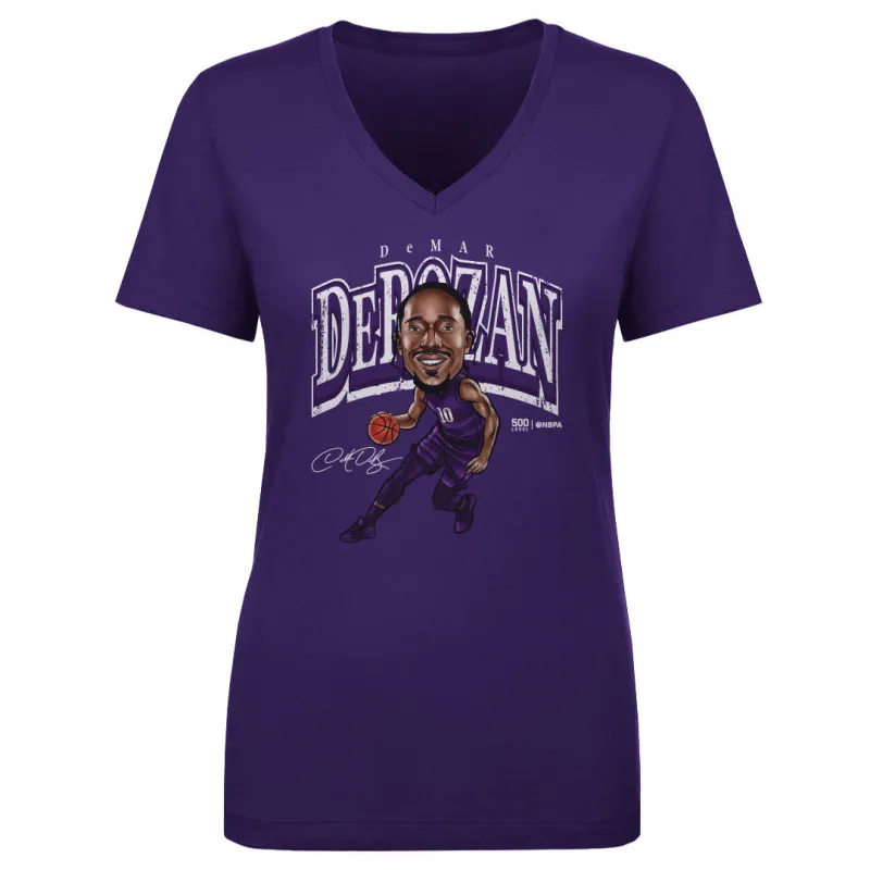 Demar DeRozan Sacramento Cartoon WHT sold by 500 Level