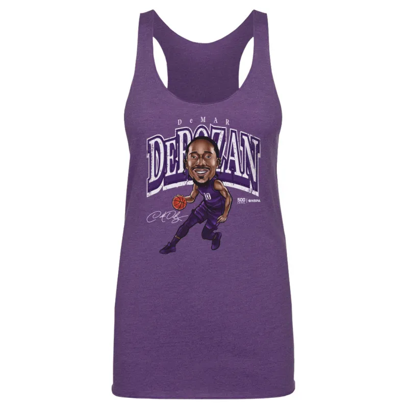 Demar DeRozan Sacramento Cartoon WHT sold by 500 Level