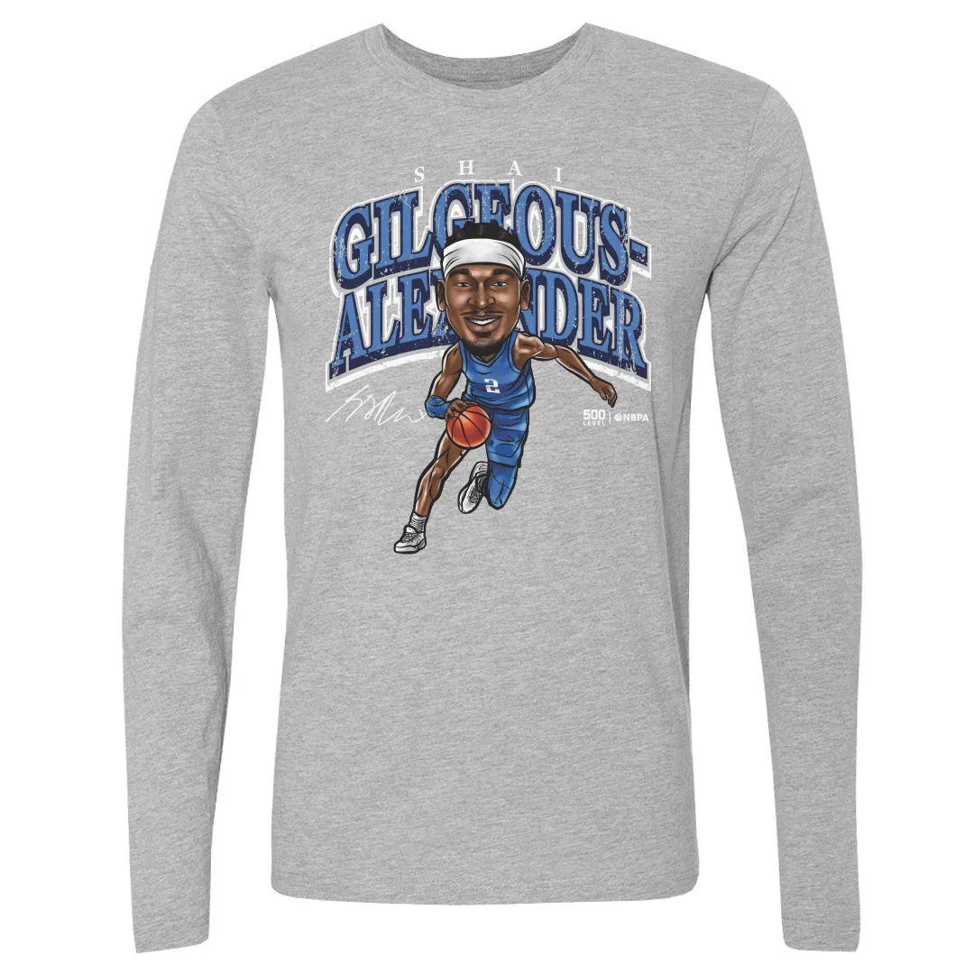 Shai Gilgeous-Alexander Oklahoma City Cartoon WHT sold by 500 Level product image thumbnail 2