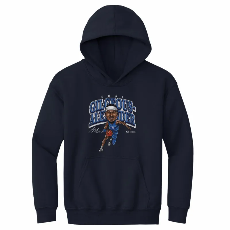 Shai Gilgeous-Alexander Oklahoma City Cartoon WHT sold by 500 Level