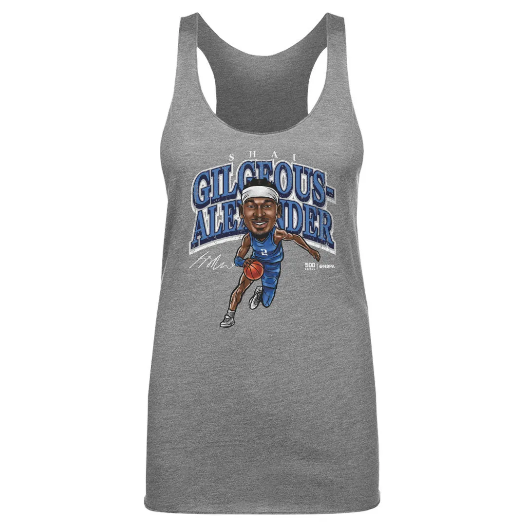 Shai Gilgeous-Alexander Oklahoma City Cartoon WHT sold by 500 Level product image thumbnail 2