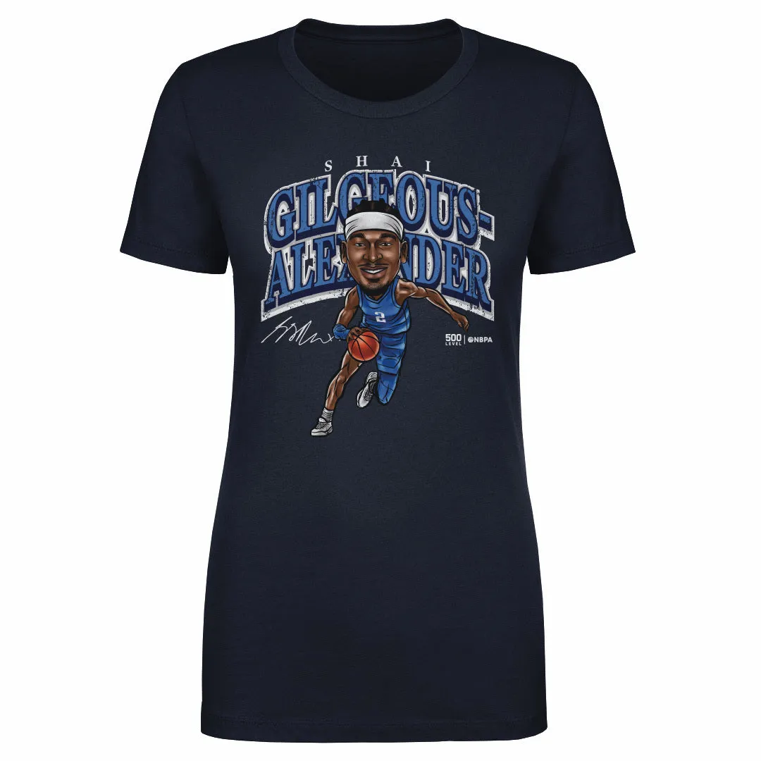 Shai Gilgeous-Alexander Oklahoma City Cartoon WHT sold by 500 Level product image thumbnail 3