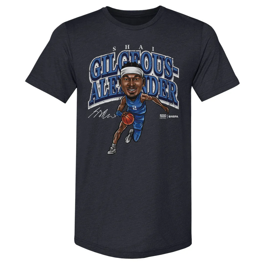Shai Gilgeous-Alexander Oklahoma City Cartoon WHT sold by 500 Level product image thumbnail 2