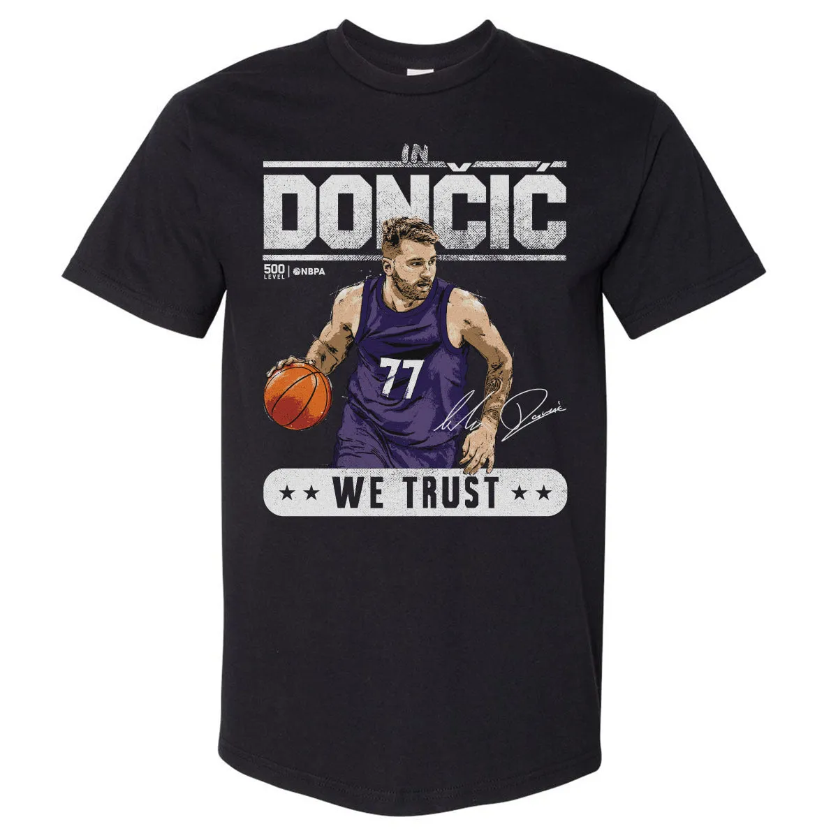 Luka Doncic Los Angeles L Trust WHT sold by 500 Level