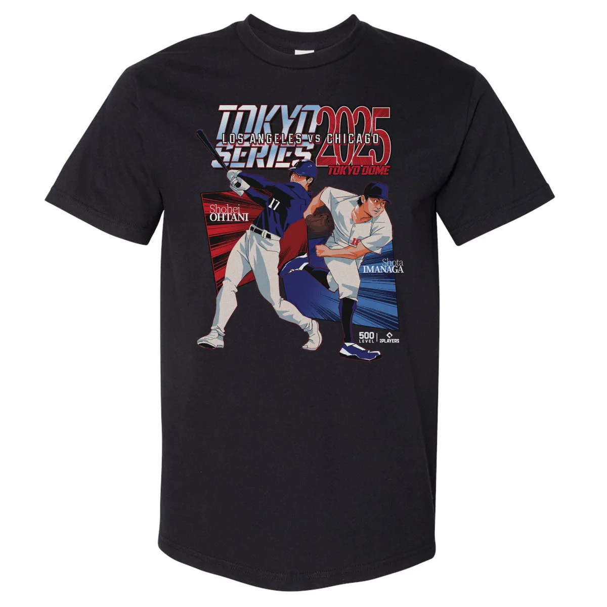 Shohei Ohtani Vs. Shota Imanaga 2025 Tokyo Series WHT sold by 500 Level