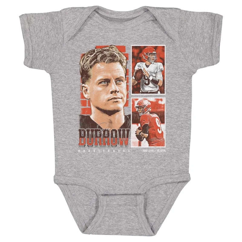 Joe Burrow Cincinnati Vintage Profile WHT made by 500 Level