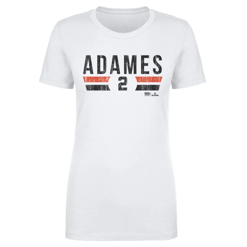 Willy Adames San Francisco Font sold by 500 Level