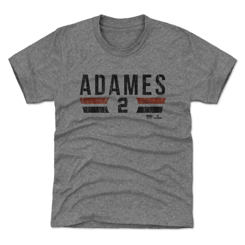 Willy Adames San Francisco Font sold by 500 Level