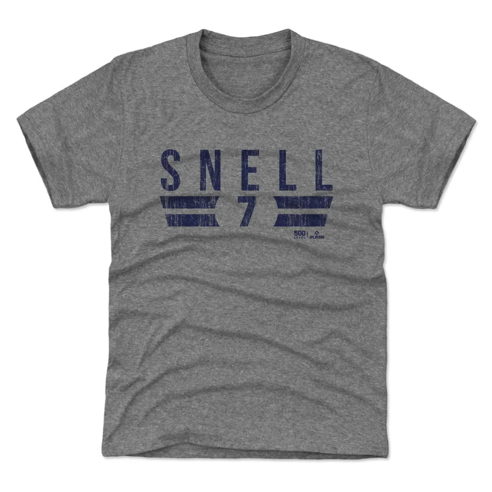 Blake Snell Los Angeles D Font sold by 500 Level