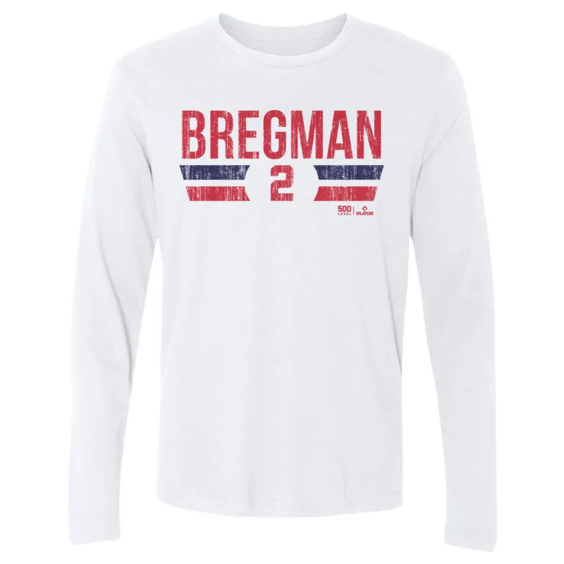 Alex Bregman Boston Font sold by 500 Level