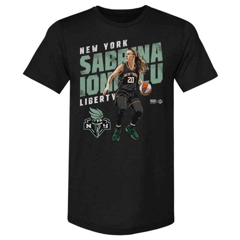 Sabrina Ionescu New York Liberty Slant WHT sold by 500 Level