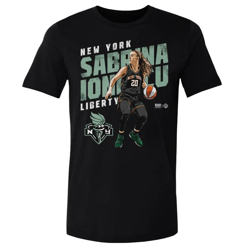 Sabrina Ionescu New York Liberty Slant WHT sold by 500 Level
