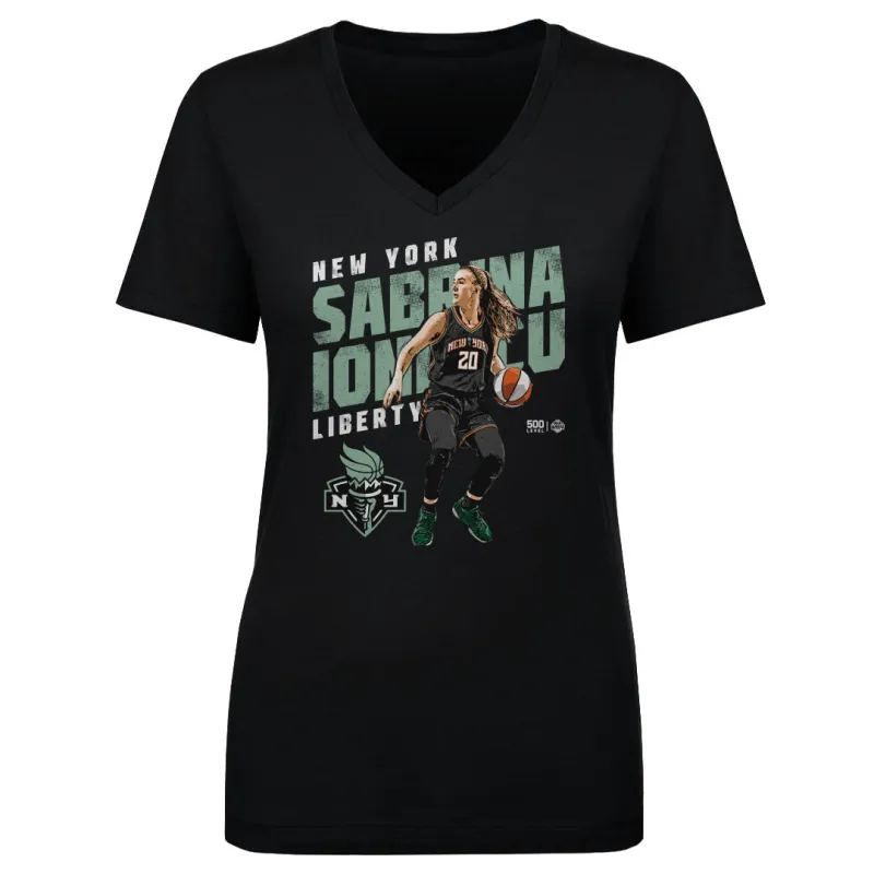 Sabrina Ionescu New York Liberty Slant WHT made by 500 Level