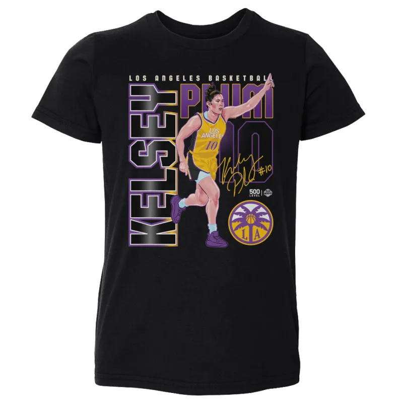Kelsey Plum Los Angeles Sparks Player Number WHT sold by 500 Level