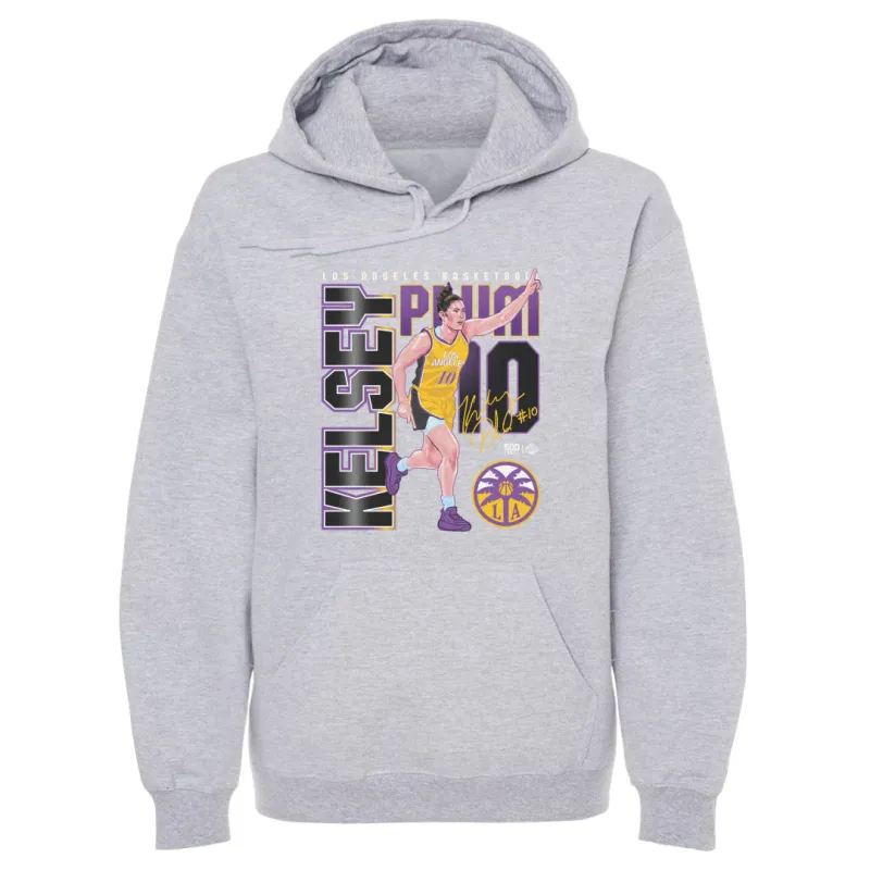 Kelsey Plum Los Angeles Sparks Player Number WHT sold by 500 Level
