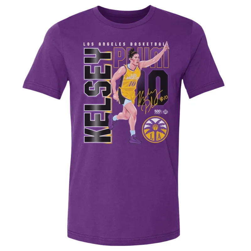 Kelsey Plum Los Angeles Sparks Player Number WHT sold by 500 Level