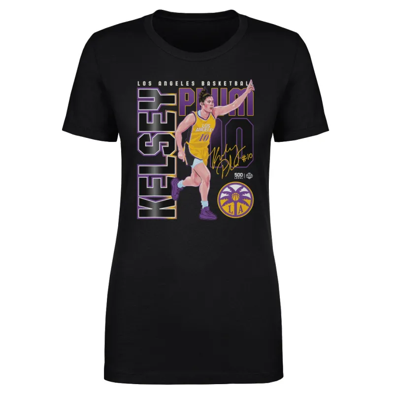 Kelsey Plum Los Angeles Sparks Player Number WHT sold by 500 Level