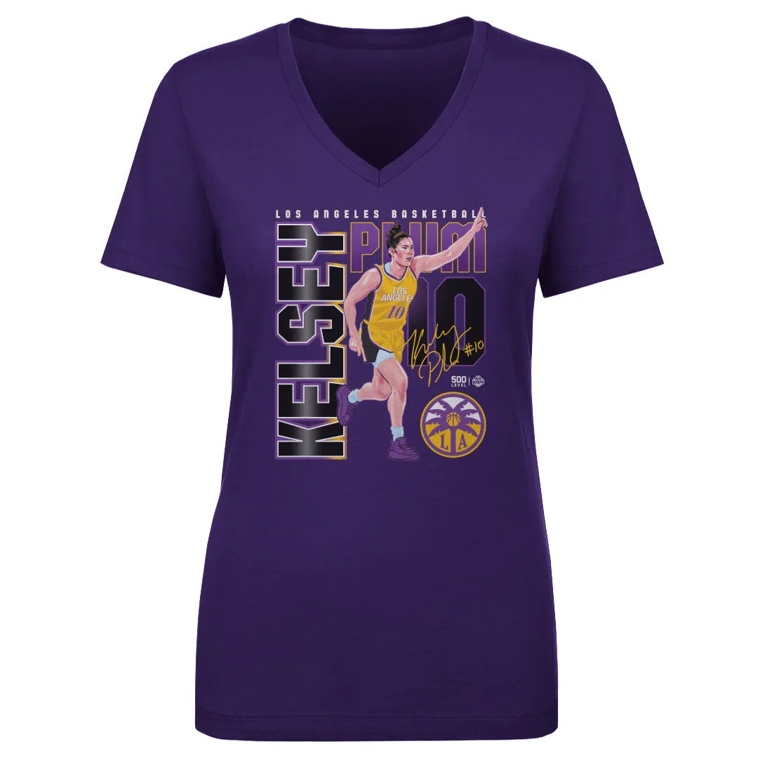 Kelsey Plum Los Angeles Sparks Player Number WHT sold by 500 Level product image thumbnail 2