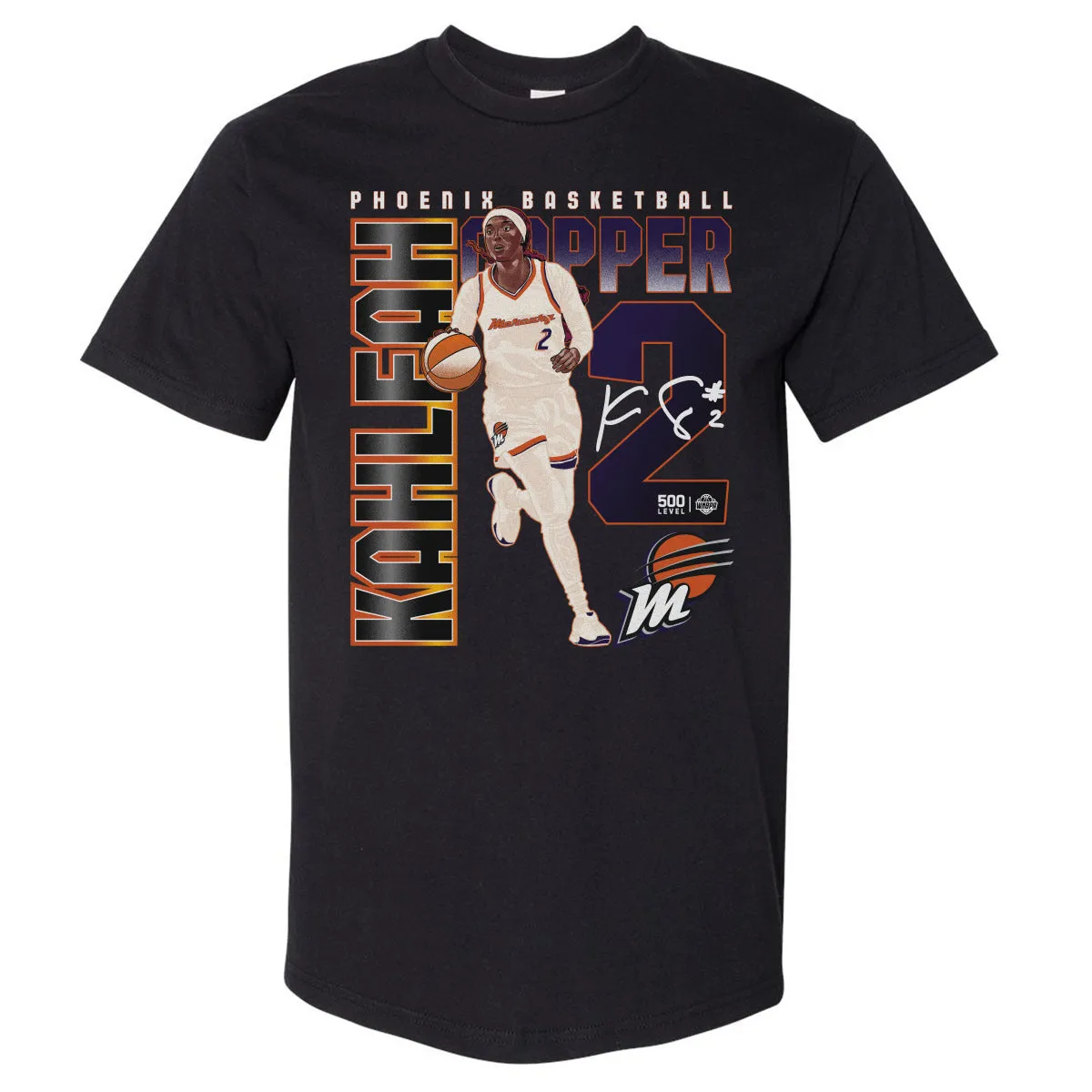 Kahleah Copper Phoenix Mercury Player Number WHT sold by 500 Level