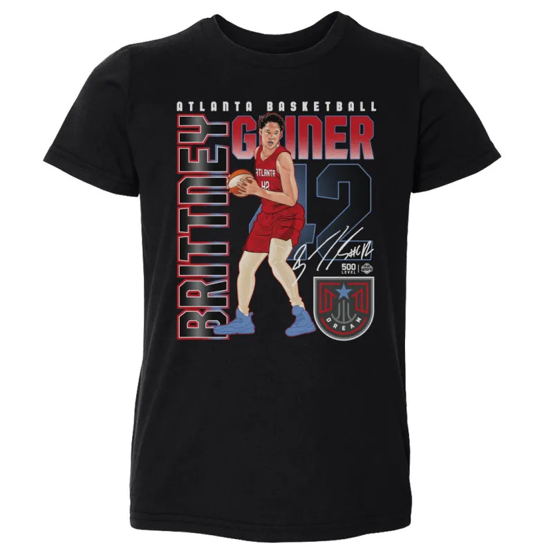 Brittney Griner Atlanta Dream Player Number WHT sold by 500 Level