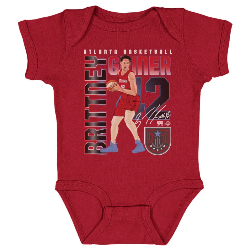 Brittney Griner Atlanta Dream Player Number WHT sold by 500 Level