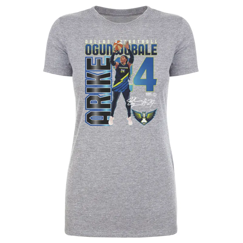 Arike Ogunbowale Dallas Wings Player Number WHT sold by 500 Level