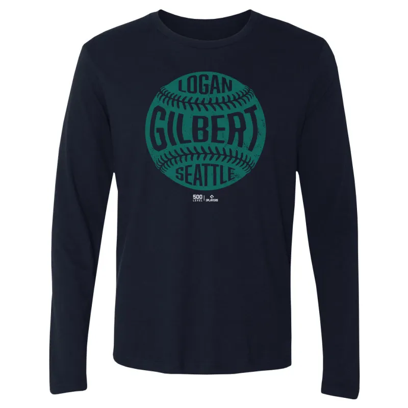 Logan Gilbert Seattle Vintage Baseball WHT sold by 500 Level